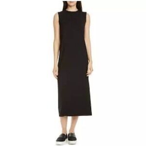 Vince Midi Maxi Black Pima Cotton Tank Dress XS minimalist